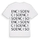 Enciso ordlek t-shirt