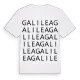 Galilea ordlek t-shirt
