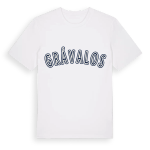 Grávalos college t-shirt – ekologisk bomull t-shirt från Pinshirt