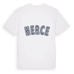 Herce college t-shirt – ekologisk bomull t-shirt från Pinshirt