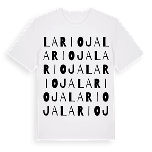 La Rioja ordlek t-shirt – ekologisk bomull t-shirt från Pinshirt