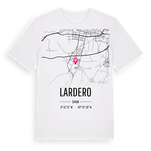 Lardero karta t-shirt – ekologisk bomull t-shirt från Pinshirt