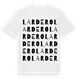 Lardero ordlek t-shirt