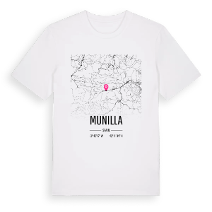 Munilla karta t-shirt – ekologisk bomull t-shirt från Pinshirt