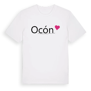 Ocón hjärta t-shirt – ekologisk bomull t-shirt från Pinshirt
