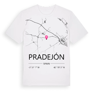 Pradejón karta t-shirt – ekologisk bomull t-shirt från Pinshirt