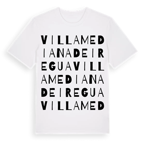 Villamediana de Iregua ordlek t-shirt – ekologisk bomull t-shirt från Pinshirt