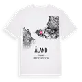Åland karta t-shirt