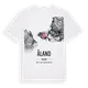 Åland karta t-shirt
