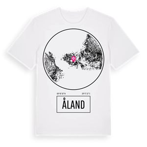 Åland t-shirt – ekologisk bomull t-shirt från Pinshirt