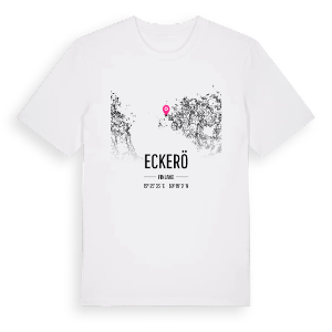Eckerö karta t-shirt – ekologisk bomull t-shirt från Pinshirt