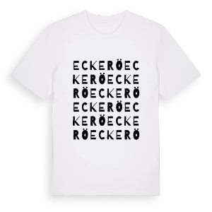 Eckerö ordlek t-shirt – ekologisk bomull t-shirt från Pinshirt