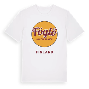 Föglö cirkel t-shirt – ekologisk bomull t-shirt från Pinshirt