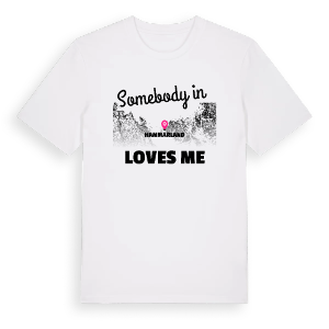 Någon i Hammarland älskar mig t-shirt – ekologisk bomull t-shirt från Pinshirt