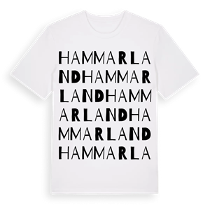 Hammarland ordlek t-shirt – ekologisk bomull t-shirt från Pinshirt