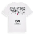 Kökar karta t-shirt