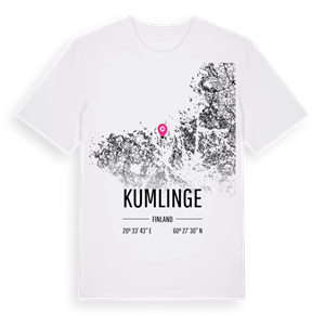 Kumlinge karta t-shirt – ekologisk bomull t-shirt från Pinshirt