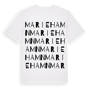 Mariehamn ordlek t-shirt – ekologisk bomull t-shirt från Pinshirt