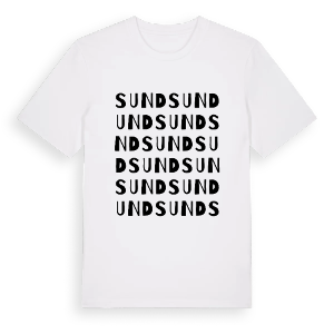 Sund ordlek t-shirt – ekologisk bomull t-shirt från Pinshirt