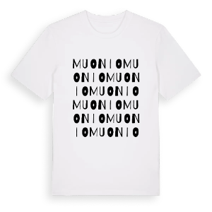 Muonio ordlek t-shirt – ekologisk bomull t-shirt från Pinshirt