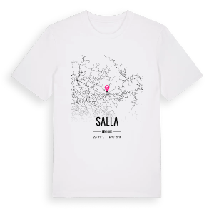 Salla karta t-shirt – ekologisk bomull t-shirt från Pinshirt