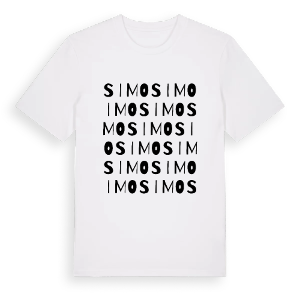 Simo ordlek t-shirt – ekologisk bomull t-shirt från Pinshirt