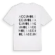 Accumoli ordlek t-shirt