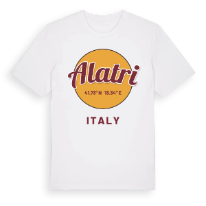 Alatri cirkel t-shirt – ekologisk bomull t-shirt från Pinshirt