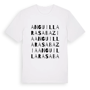 Anguillara Sabazia ordlek t-shirt – ekologisk bomull t-shirt från Pinshirt