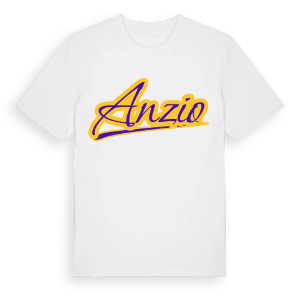 Anzio baseball t-shirt – ekologisk bomull t-shirt från Pinshirt