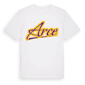 Arce baseball t-shirt – ekologisk bomull t-shirt från Pinshirt