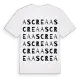 Ascrea ordlek t-shirt