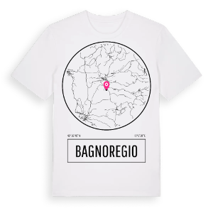 Bagnoregio t-shirt – ekologisk bomull t-shirt från Pinshirt