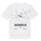 Bagnoregio karta t-shirt