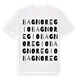 Bagnoregio ordlek t-shirt