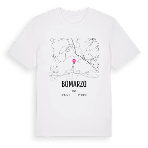 Bomarzo karta t-shirt – ekologisk bomull t-shirt från Pinshirt
