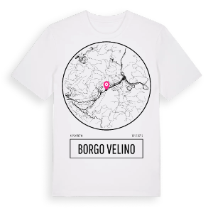 Borgo Velino t-shirt – ekologisk bomull t-shirt från Pinshirt