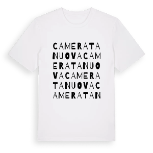 Camerata Nuova ordlek t-shirt – ekologisk bomull t-shirt från Pinshirt