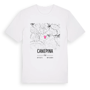 Canepina karta t-shirt – ekologisk bomull t-shirt från Pinshirt