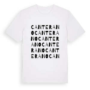 Canterano ordlek t-shirt – ekologisk bomull t-shirt från Pinshirt