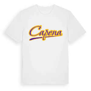 Capena baseball t-shirt – ekologisk bomull t-shirt från Pinshirt