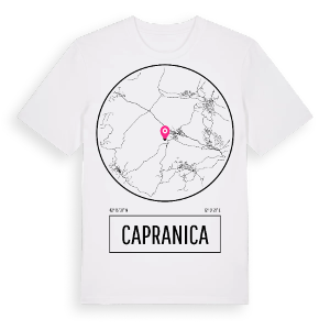 Capranica t-shirt – ekologisk bomull t-shirt från Pinshirt
