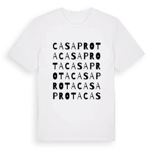 Casaprota ordlek t-shirt – ekologisk bomull t-shirt från Pinshirt