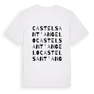 Castel Sant'Angelo ordlek t-shirt – ekologisk bomull t-shirt från Pinshirt