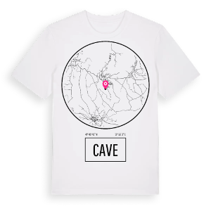 Cave t-shirt – ekologisk bomull t-shirt från Pinshirt