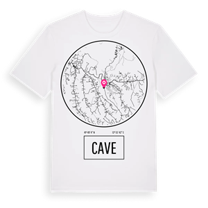 Cave t-shirt – ekologisk bomull t-shirt från Pinshirt
