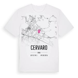 Cervaro karta t-shirt – ekologisk bomull t-shirt från Pinshirt