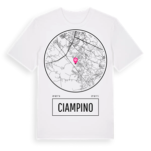 Ciampino t-shirt – ekologisk bomull t-shirt från Pinshirt