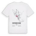 Civitavecchia karta t-shirt