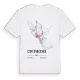 Civitavecchia karta t-shirt